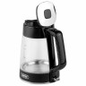 Чайник CENTEK CT-1014, 1,7 л, 2200 Вт, закрытый нагревательный элемент, стекло, черный, CT-1014 Black по низкой цене оптом 