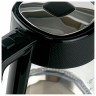 Чайник CENTEK CT-1014, 1,7 л, 2200 Вт, закрытый нагревательный элемент, стекло, черный, CT-1014 Black по низкой цене оптом 