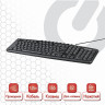 Клавиатура проводная SONNEN KB-8137, USB, 104 клавиши + 12 дополнительных, мультимедийная, черная, 512652 по низкой цене оптом Краснодар, Москва, Уфа, Казань, Барнаул, Владивосток, Хабаровск, Сахалин, Красноярск, Екатеренбург, 