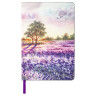 Блокнот А5 (143x210 мм), BRAUBERG VISTA "Violet", под кожу, гибкий, 80 л., 112074 по низкой цене оптом 
