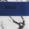 Ежедневник датированный 2022 А5 148х218 мм GALANT "Athens", под кожу, синий, 112943 по низкой цене оптом 