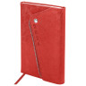 Ежедневник датированный 2026 А5 145х213мм BRAUBERG Jacket под кожу, клапан, держатель, красный, 117401 по низкой цене оптом 