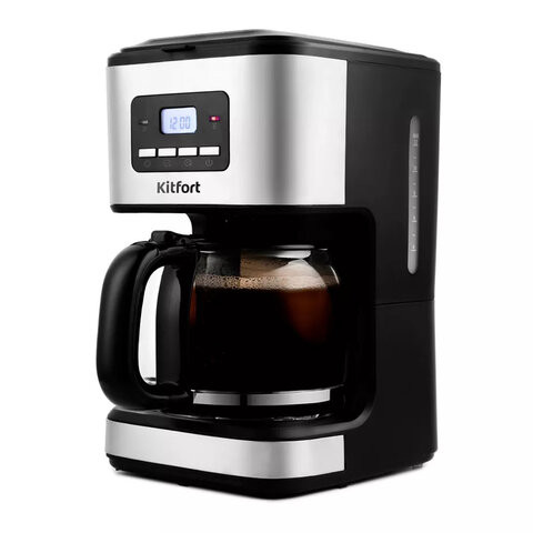 Кофеварка капельная KITFORT КТ-719, 900Вт, объем 1,4 л, LED-дисплей, поддержание темп по низкой цене оптом 