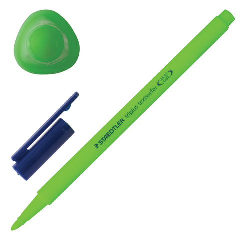 Текстовыделитель STAEDTLER (Германия) "Triplus Textsurfer", НЕОН ЗЕЛЕНЫЙ, трехгранный, линия 1-4 мм, 362-5 по низкой цене оптом Краснодар, Москва, Уфа, Казань, Барнаул, Владивосток, Хабаровск, Сахалин, Красноярск, Екатеренбург, 