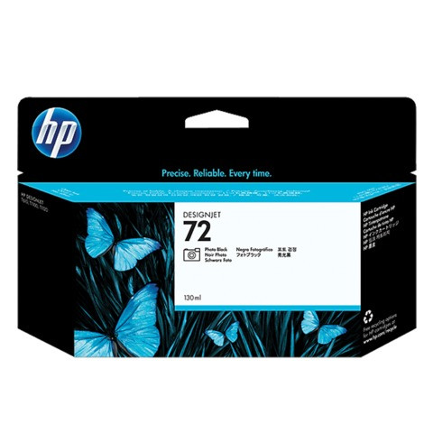 Картридж струйный для плоттера HP (C9370A) Designjet T610/795/1100 и др., №72, черный фото, 130 мл, оригинальный по низкой цене оптом 