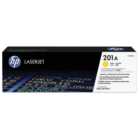 Картридж лазерный HP (CF402A) LaserJet Pro M277n/dw/M252n/dw, желтый, оригинальный, ресурс 1400 страниц по низкой цене оптом 