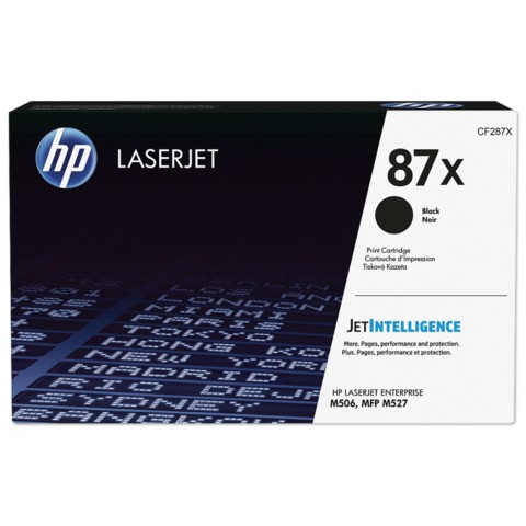 Картридж лазерный HP (CF287X) LaserJet M506dn/M506x/M527dn/M527f/M527c, №87X, оригинальный, ресурс 18000 страниц по низкой цене оптом 