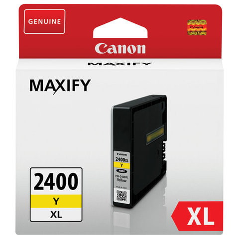 Картридж струйный CANON (PGI-2400XLY) iB4040/MB5040/MB5340, желтый, оригинальный, ресурс 1500 стр., 9276B001 по низкой цене оптом 