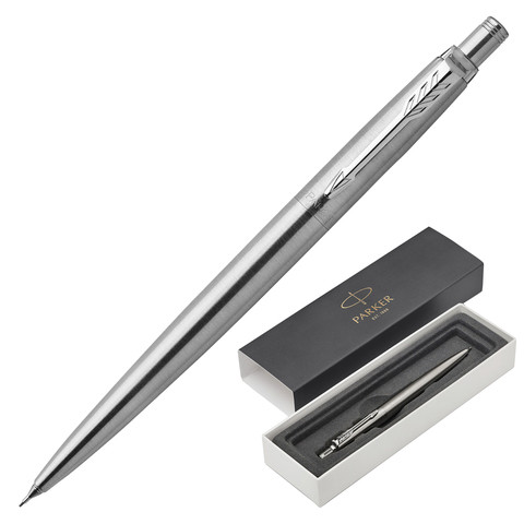 Карандаш механический 0,5 мм, PARKER "Jotter Essential CT", металлический корпус, серебристый, 1953381 по низкой цене оптом Краснодар, Москва, Уфа, Казань, Барнаул, Владивосток, Хабаровск, Сахалин, Красноярск, Екатеренбург, 