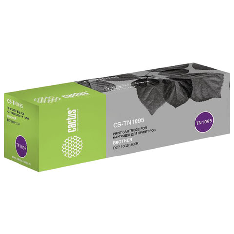 Картридж лазерный CACTUS (CS-TN1095) для BROTHER DCP-1602/1602R/HL-1202/1202R, ресурс 1500 стр. по низкой цене оптом 