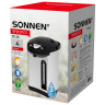 Термопот SONNEN TP-38, 4л, 900 Вт, 1 температурный режим, 3 режима подачи воды, пластик/сталь, черный/серый, 456710 по низкой цене оптом 