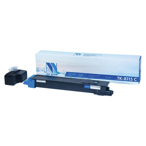 Тонер-картридж NV PRINT (NV-TK8115С) для Kyocera M8124cidn/M8130cidn, голубой, ресурс 6000 страниц по низкой цене оптом 