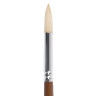 Кисть художественная профессиональная BRAUBERG ART CLASSIC, щетина, круглая, № 8, длинная ручка, 200710 по низкой цене оптом 