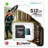 Карта памяти microSDXC 512GB KINGSTON Canvas Go!Plus,UHS-I U1, 170 Мб/с (class 10),ад, SDCG3/512Gb по низкой цене оптом 