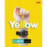 Тетрадь А5, 96 л., HATBER, скоба, клетка, выборочный лак, "YELLOW", 96Т5вмВ1 по низкой цене оптом 