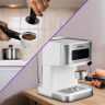 Кофеварка рожковая KITFORT КТ-7139, 1050 Вт, объем 1,5 л, 15 бар, ручной капучинатор, белая по низкой цене оптом 