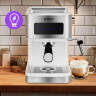 Кофеварка рожковая KITFORT КТ-7139, 1050 Вт, объем 1,5 л, 15 бар, ручной капучинатор, белая по низкой цене оптом 