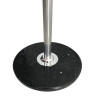 Вешалка-стойка BRABIX "CR-855" на мраморном диске, металл, 4+3 крючка, цвет серебристый, 606434