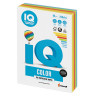 Бумага цветная IQ color, А4, 80 г/м2, 250 л., (5 цветов x 50 листов), микс интенсив, RB02 по низкой цене оптом 