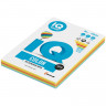 Бумага цветная IQ color, А4, 80 г/м2, 250 л., (5 цветов x 50 листов), микс интенсив, RB02 по низкой цене оптом 