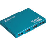 Хаб DEFENDER SEPTIMA SLIM, USB 2.0, 7 портов, порт для питания, алюминиевый корпус, 83505 по низкой цене оптом Краснодар, Москва, Уфа, Казань, Барнаул, Владивосток, Хабаровск, Сахалин, Красноярск, Екатеренбург, 