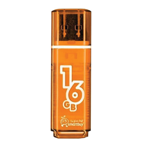 Флеш-диск 16 GB, SMARTBUY Glossy, USB 2.0, оранжевый, SB16GBGS-Or по низкой цене оптом Краснодар, Москва, Уфа, Казань, Барнаул, Владивосток, Хабаровск, Сахалин, Красноярск, Екатеренбург, 