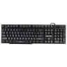 Клавиатура проводная SONNEN KB-7010, USB, 104 клавиши, LED-подсветка, черная, 512653 по низкой цене оптом 