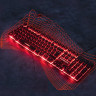 Клавиатура проводная SONNEN KB-7010, USB, 104 клавиши, LED-подсветка, черная, 512653 по низкой цене оптом 