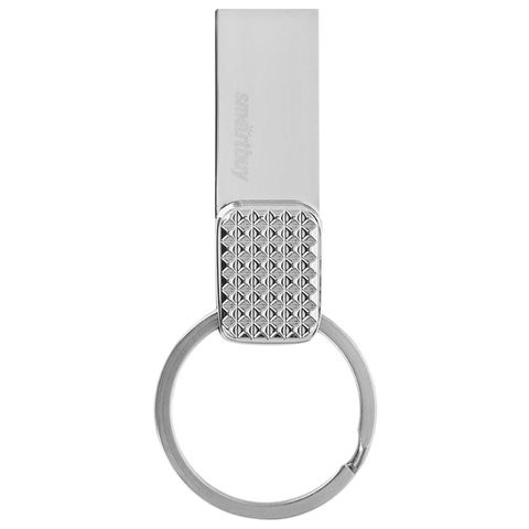 Флеш-диск 32 GB SMARTBUY Ring USB 3.0, серебристый, SB32GBRN по низкой цене оптом Краснодар, Москва, Уфа, Казань, Барнаул, Владивосток, Хабаровск, Сахалин, Красноярск, Екатеренбург, 