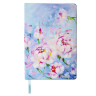 Блокнот А5 (143x210 мм), BRAUBERG VISTA "Pink flowers", под кожу, гибкий, срез фольга, 80 л., 112075 по низкой цене оптом 