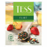 Чай TESS (Тесс) "Flirt", зеленый с клубникой и персиком, 100 пакетиков по 1,5 г, 1476-09 по низкой цене оптом 