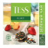 Чай TESS (Тесс) "Flirt", зеленый с клубникой и персиком, 100 пакетиков по 1,5 г, 1476-09 по низкой цене оптом 