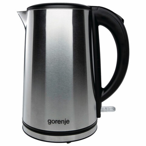 Чайник GORENJE K15DWS, 1,5 л, 2200Вт, закрытый нагревательный элемент, металл, 740214 по низкой цене оптом Краснодар, Москва, Уфа, Казань, Барнаул, Владивосток, Хабаровск, Сахалин, Красноярск, Екатеренбург, 