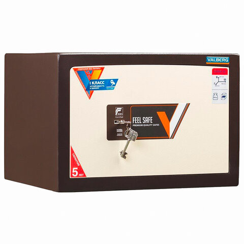 Сейф взломостойкий 1 класс VALBERG "Карат-30 new", 300х440х380 мм, 65 кг, ключевой замок, S10499103040 по низкой цене оптом 