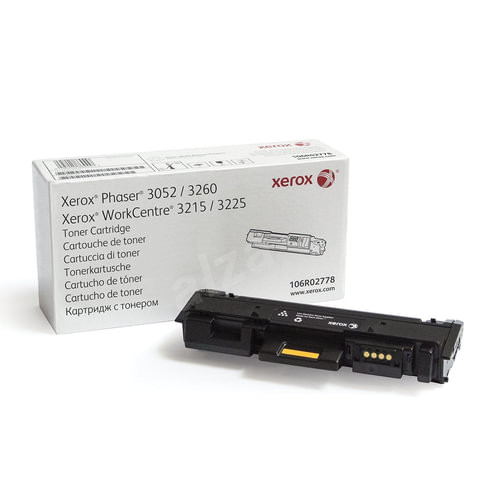Тонер-картридж XEROX (106R02778) WC 3215/3225/Phaser 3052/3260, оригинальный, ресурс 3000 стр. по низкой цене оптом 