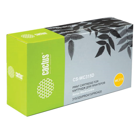 Тонер CACTUS (CS-WC315D) для XEROX WorkCentre 415/Pro 315/320/420, комплект 2 шт., ресурс 6000 стр. по низкой цене оптом Краснодар, Москва, Уфа, Казань, Барнаул, Владивосток, Хабаровск, Сахалин, Красноярск, Екатеренбург, 