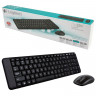 Набор беспроводной LOGITECH Wireless Desktop MK220, клавиатура, мышь 2 кнопки + 1 колесо-кнопка, черный, 920-003169