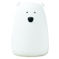 Ночник силиконовый LED "Медведь" 111x111x160 мм, белый свет/RGB, таймер, USB,аккумулятор 1200 мАч, DASWERK, 238938