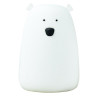 Ночник силиконовый LED "Медведь" 111x111x160 мм, белый свет/RGB, таймер, USB,аккумулятор 1200 мАч, DASWERK, 238938 по низкой цене оптом 