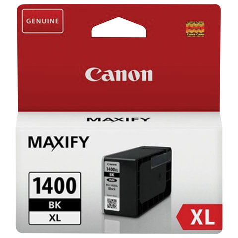 Картридж струйный CANON (PGI-1400XLВК) МВ2040/МВ2340, черный, оригинальный, ресурс 1200 стр., 9185B001 по низкой цене оптом 