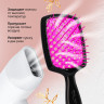 Расческа для волос массажная 20х8,5 см, массажер и щетка для чистки В ПОДАРОК, черная/розовая, MONTE VITA (МОНТЕ ВИТА), 457430 по низкой цене оптом 