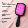 Расческа для волос массажная 20х8,5 см, массажер и щетка для чистки В ПОДАРОК, черная/розовая, MONTE VITA (МОНТЕ ВИТА), 457430 по низкой цене оптом 