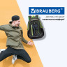 Рюкзак BRAUBERG HIGH SCHOOL универсальный, 3 отделения, "Неон", черный/салатовый, 46х31х18 см, 225520 по низкой цене оптом 