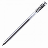 Ручка гелевая CROWN "Multi Jell", ЧЕРНАЯ, узел 0,4 мм, линия письма 0,2 мм, MTJ-500