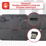 Клавиатура беспроводная SONNEN KB-5156, USB, 104 клавиши, 2,4 Ghz, черная, 512654 по низкой цене оптом Краснодар, Москва, Уфа, Казань, Барнаул, Владивосток, Хабаровск, Сахалин, Красноярск, Екатеренбург, 