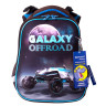 Ранец BRAUBERG PREMIUM, 2 отделения, с брелком, "Galaxy offroad", 3D панель, 38х29х16 см, 229906 по низкой цене оптом 