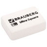 Ластики BRAUBERG "Ultra Square" 6 шт., размер ластика 29х18х8 мм, белые, натуральный каучук, 229603 по низкой цене оптом Краснодар, Москва, Уфа, Казань, Барнаул, Владивосток, Хабаровск, Сахалин, Красноярск, Екатеренбург, 