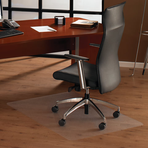 Коврик защитный для твердых напольных покрытий, износостойкий, FLOORTEX, квадратный, 92х92 см, толщина 2 мм, FC12929225EV по низкой цене оптом 