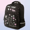 Рюкзак BRAUBERG SOFT, 2 отделения, 3 кармана, "Joyful kitten", СВЕТЯЩИЙСЯ, 40х31х15 см, 228791 по низкой цене оптом Краснодар, Москва, Уфа, Казань, Барнаул, Владивосток, Хабаровск, Сахалин, Красноярск, Екатеренбург, 