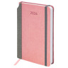 Ежедневник датированный 2026 А5 138x213мм BRAUBERG Mosaic, под кожу, карман для ручки, розовый, 117115 по низкой цене оптом 